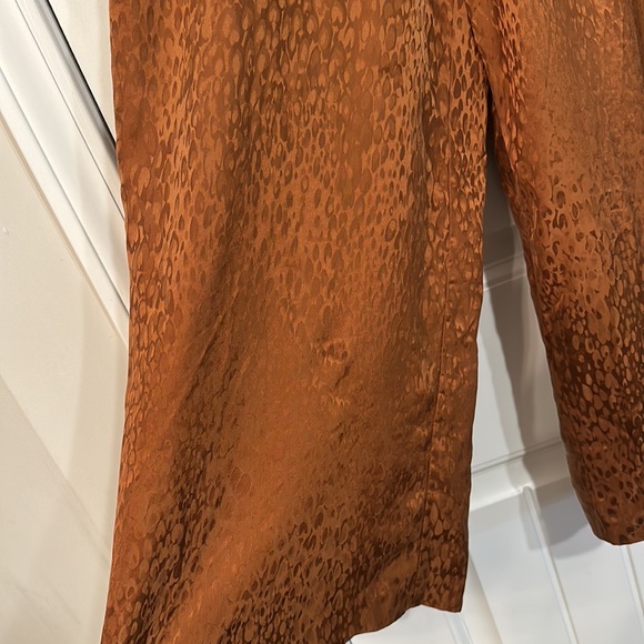 ALC Jameson Silk Cropped Culottes Animal Print Size 4 - Picture 5 of 13